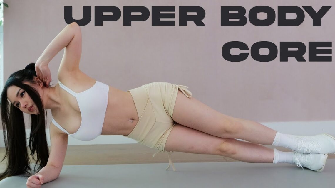 15 Min Upper Body & Core Workout – No Equipment Beginner Friendly!
