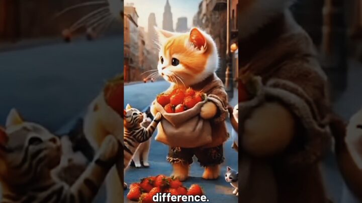 Homeless Cat 😺 #cat #catlover #shortvideo #yt #youtubeshorts #shorts