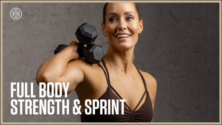 38MIN Full Body Strength + Sprint // Day 55: HR12WEEK 5.0