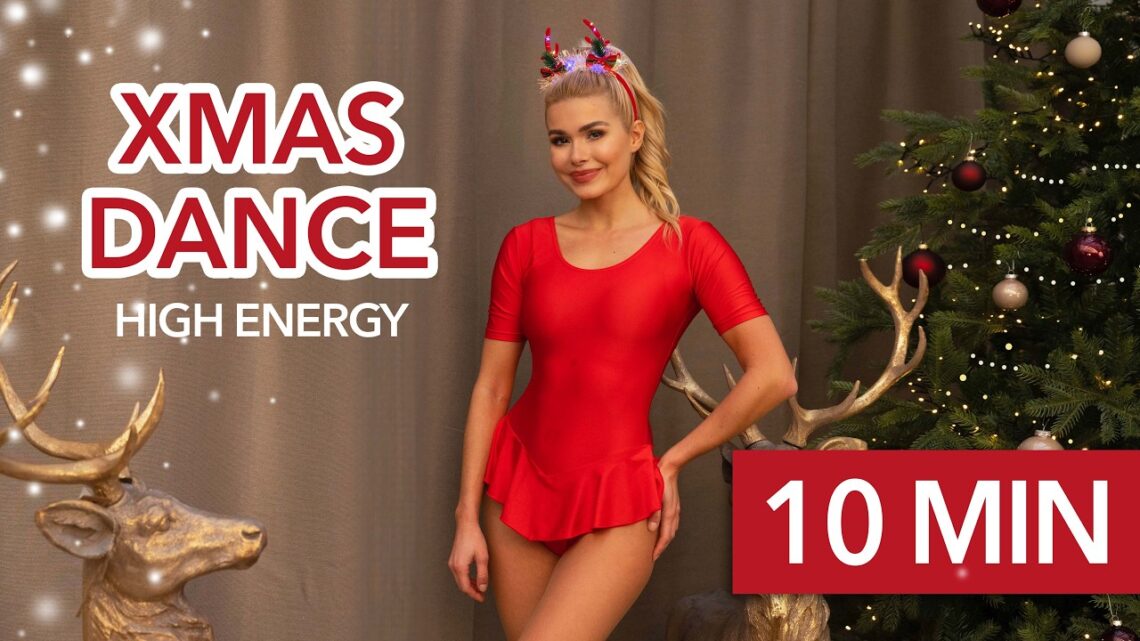 10 MIN CHRISTMAS DANCE WORKOUT 2024 – high energy, supeeeeer happy