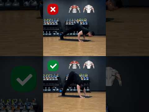 Pike Push-up: Correct vs. Incorrect #tips #pikepushups #fitness #motivation