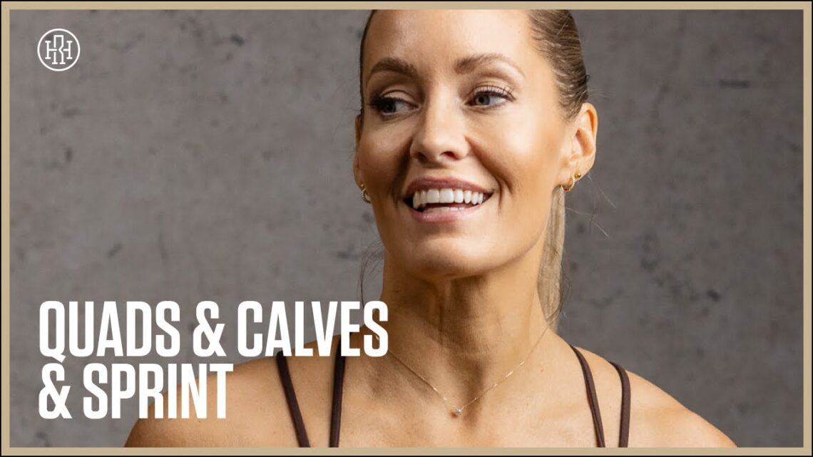 40MIN Lower Body Unilateral Strength + Sprint // Day 34: HR12WEEK 5.0