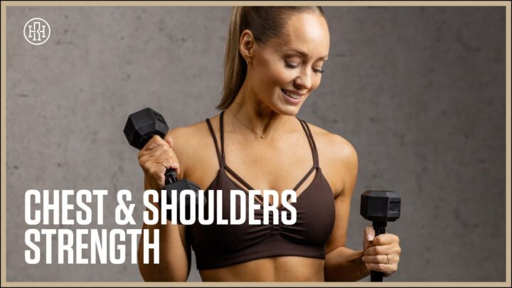 40MIN Chest & Shoulders  // Day 37: HR12WEEK 5.0