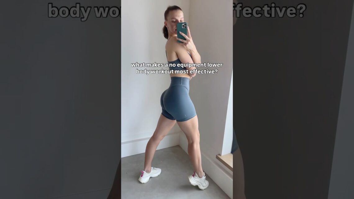 what makes a no equipment workout effective? #shorts