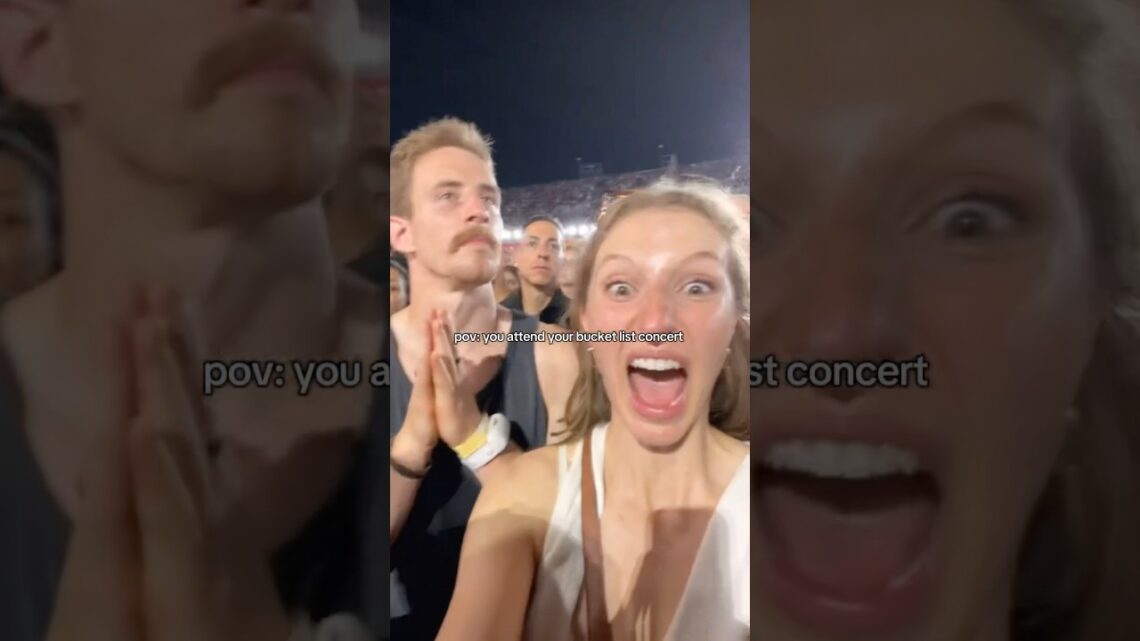 pov: you attend your bucket list concert #coldplay