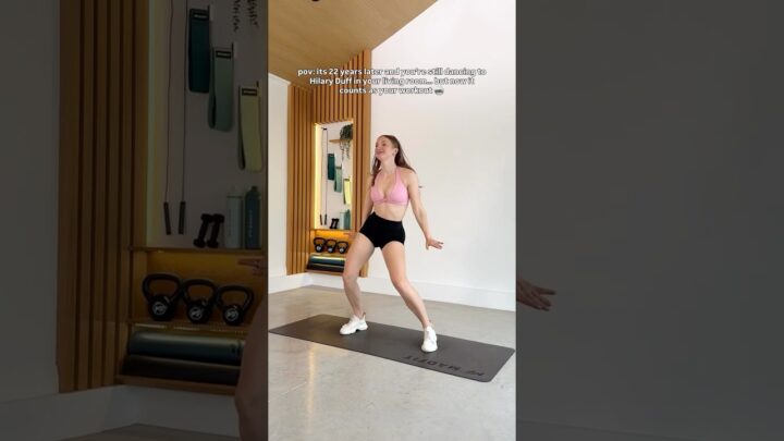 pov: you’re still dancing to Hilary Duff 22 years later, but now it’s your workout