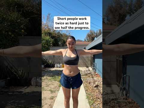 being short make losing weight feel 10x harder 😭 #fitness #workoutmotivation #weightlossjourney