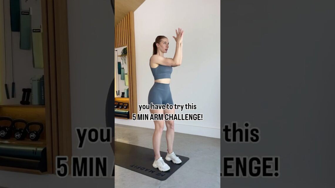 You have to try this 5 MIN ARM CHALLENGE! #shorts