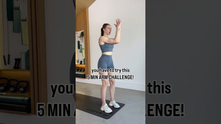 You have to try this 5 MIN ARM CHALLENGE! #shorts