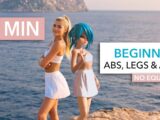 10 MIN BEGINNER FULL BODY WORKOUT – 100% Standing for Abs, Legs & Arms I with noonoouri