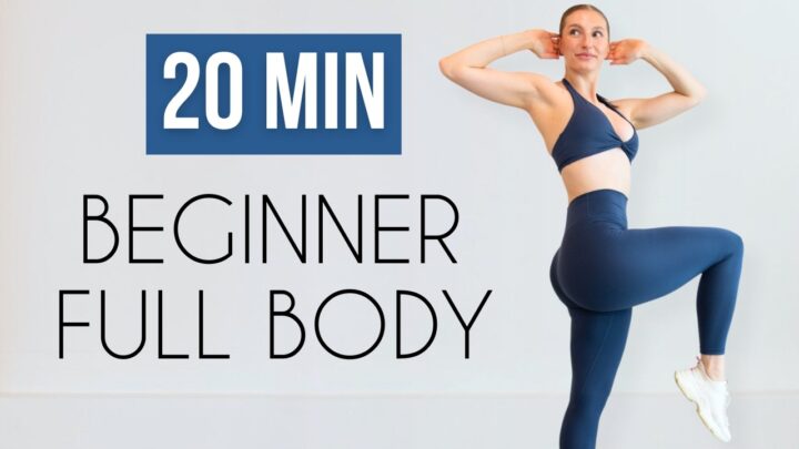Full Body Total Beginner Workout (20 min & No Equipment)