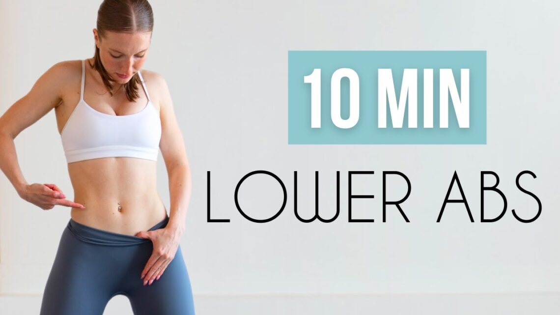 10 MIN LOWER ABS WORKOUT – No Equipment, Lower Belly Burn