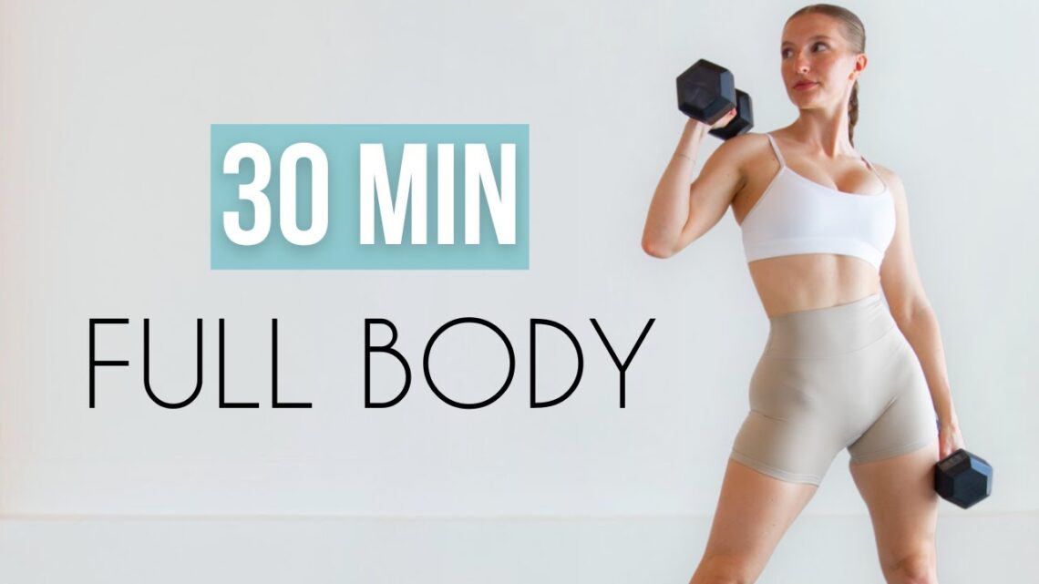 30 MIN FULL BODY TONING & STRENGTH (Total Body Workout At Home)