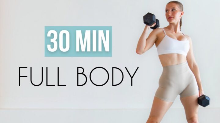 30 MIN FULL BODY TONING & STRENGTH (Total Body Workout At Home)