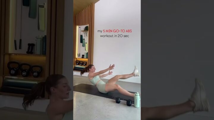 my 5 min go-to abs workout! #shorts