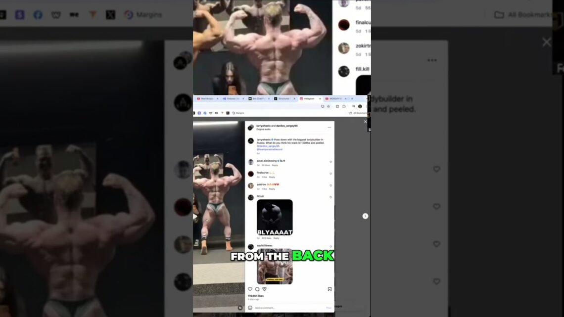 Monster Physique: Sergi Constance vs. Larry Wheels #shorts