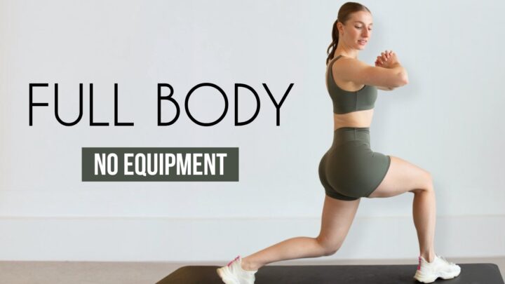 Full Body Workout at Home  No Equipment