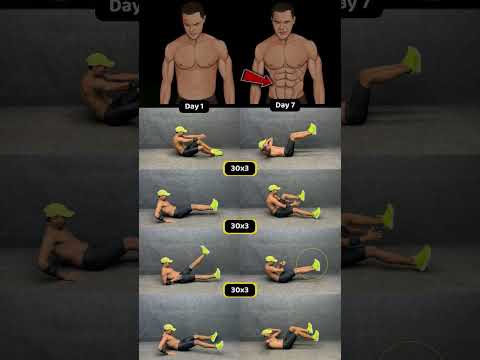 Six pack workout #fitnessmotivation #fatloss