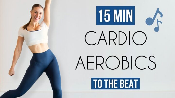 15 MIN CARDIO AEROBICS – Move To The Beat (All Standing, Low Impact)