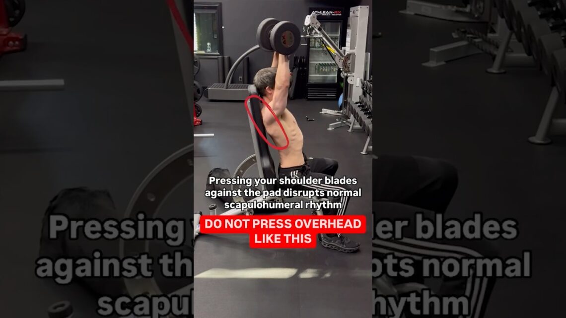 Stop Shoulder Pressing Like This!