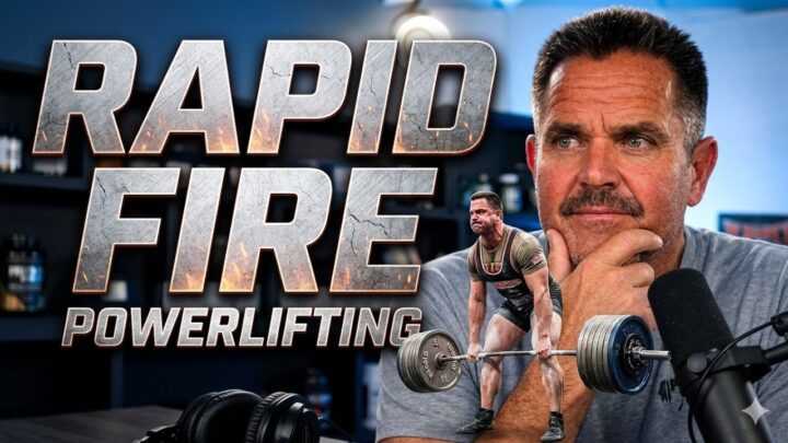 Rapid Fire Powerlifting Q&A  Mark Bell on Form, Failure, Strength & Longevity