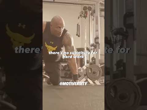 HARD WORK – Motivational Speech #motivation #dwaynejohnson #hardwork