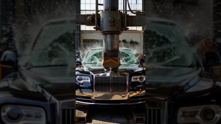 Wait… what happens if we crush this?” Rolls Royce 😳 #shorts #youtubeshorts #ytshorts