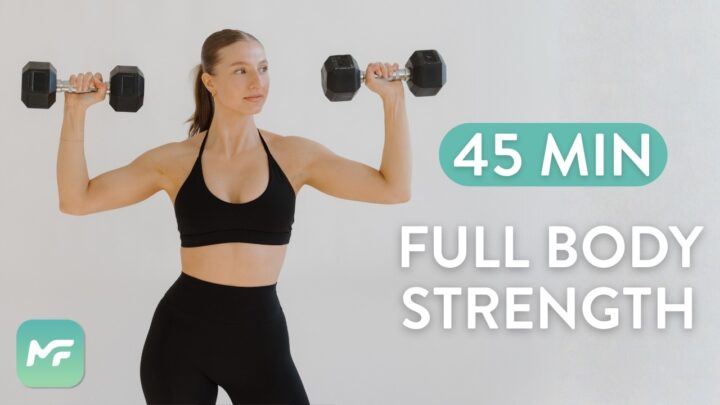 45 MIN FULL BODY STRENGTH WORKOUT  (MadFit App Sculpt and Strength Program)