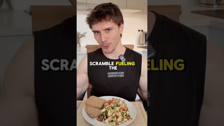 This Tofu Scramble Keeps Me Full for HOURS #plantbased #vegan