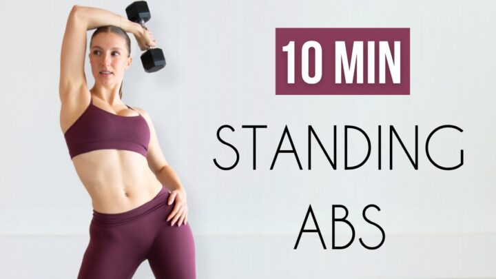 10 MIN STANDING ABS (with weights)