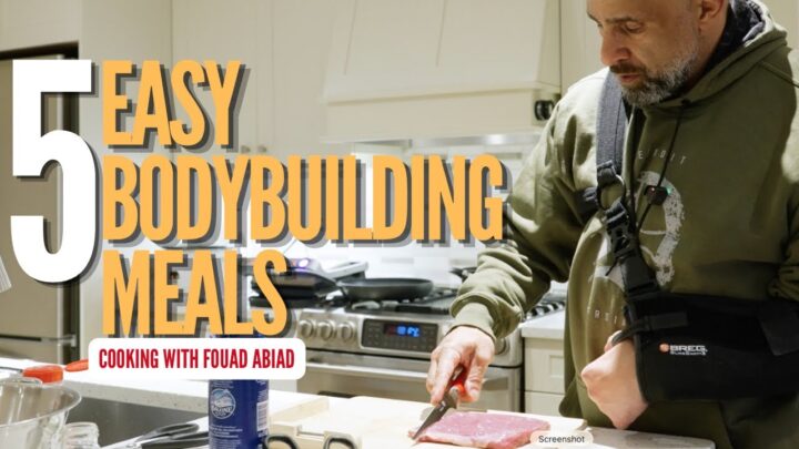 GROCERY HAUL & 5 MEAL EASY PREP  MUSCLE BUILDING MEALS  Day In The Life Fouad Abiad